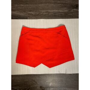 BCBGMaxAzria Beckett Bright Poppy Envelope Shorts L Dopamine Preppy Coconut Girl